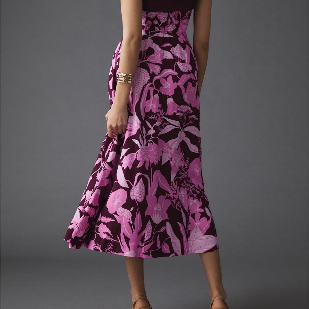 Floral Women’s Strapless Dress